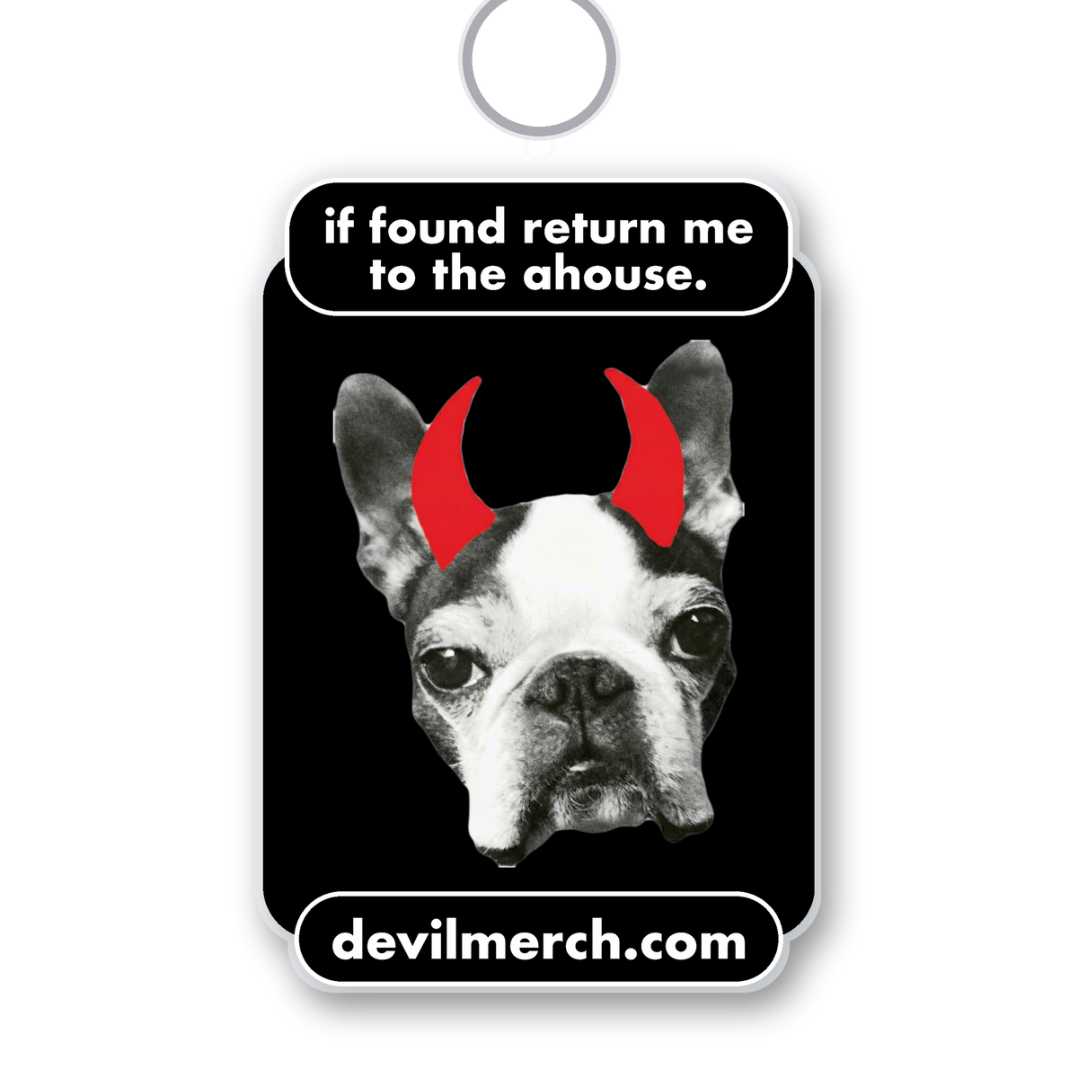 if found return me to the ahouse keychain.