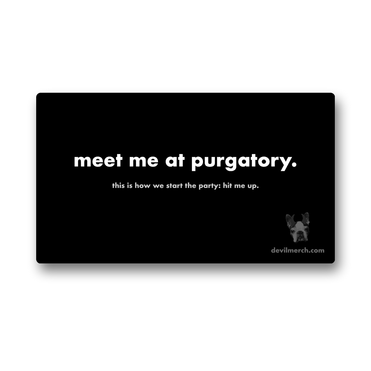 ptown dancefloor business cards. (purgatory)